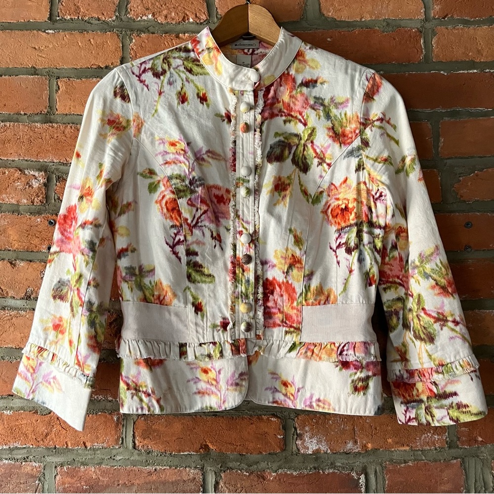 { Anthropologie } Elevenses “Tapestry Jacket,” size 2